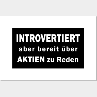 lustiger Börsen Spruch Männer Aktien Investieren Posters and Art